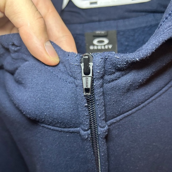 Oakley Iconic O logo ninja zip-up hoodie - Picture 3 of 7